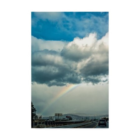 Trademark Fine Art Janice Sullivan 'Rainbows In The Sky' Canvas Art, 12x19 ALI36649-C1219GG